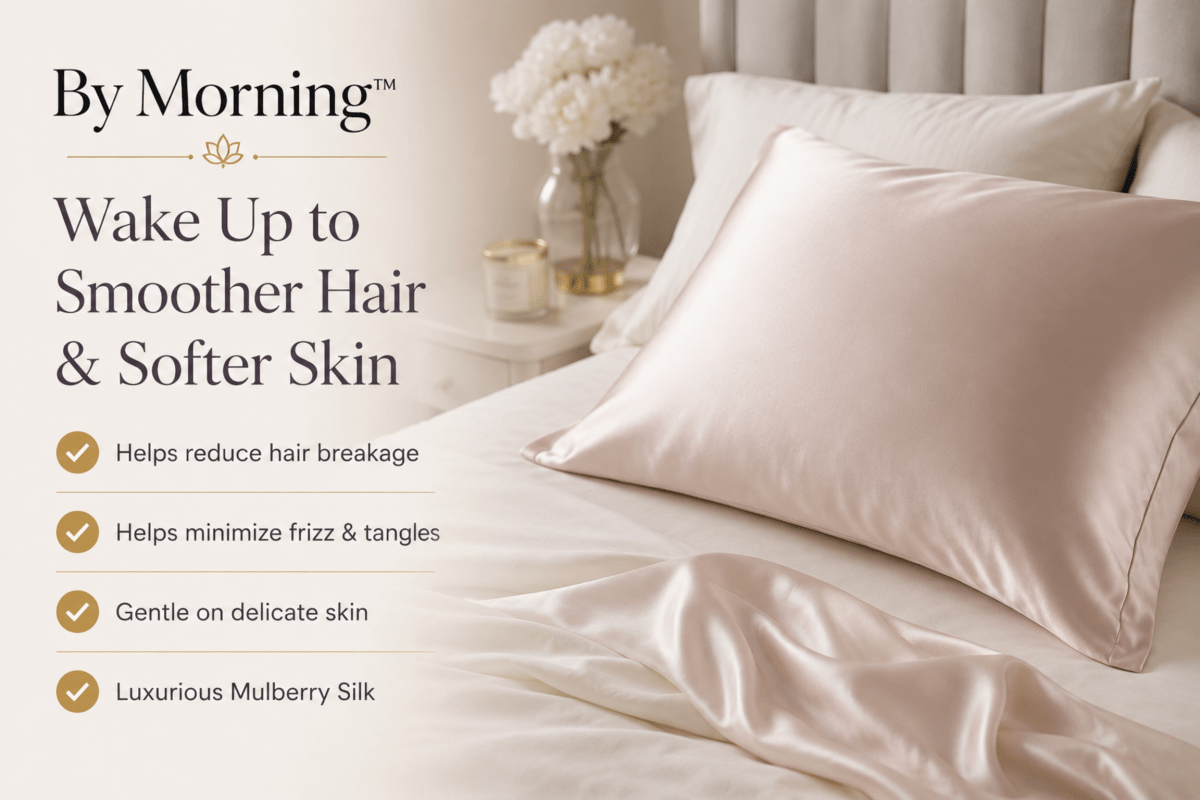 By Morning™ Silk Pillowcase - Derma-Fade