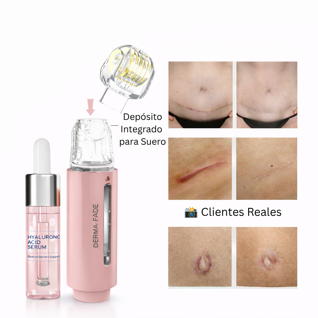 Sistema de Microagujas + Suero 2 en 1 para Cicatrices, desde Casa